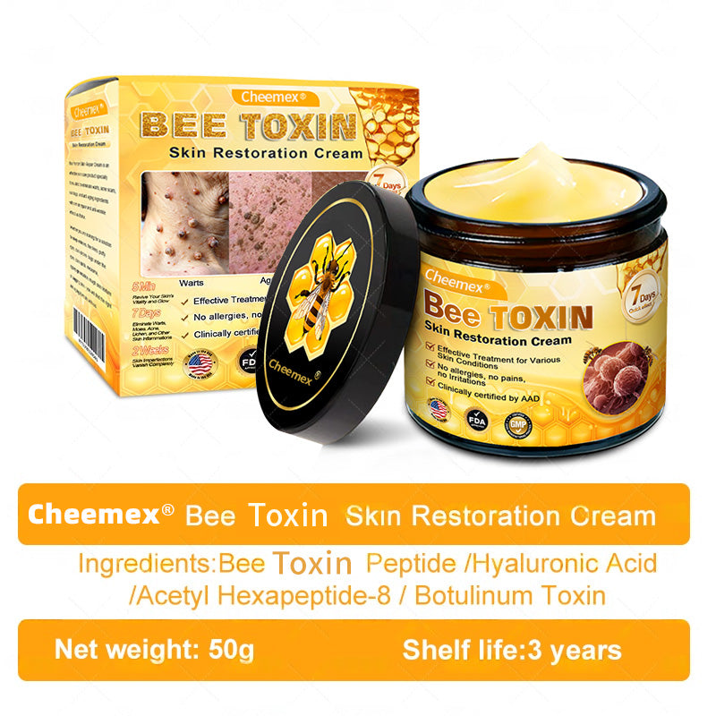 Made and Shipped from USA ✨ Cheemex® Bee Toxin Skin Restoration Cream ⏰ LAST DAY 80% OFF✨✨