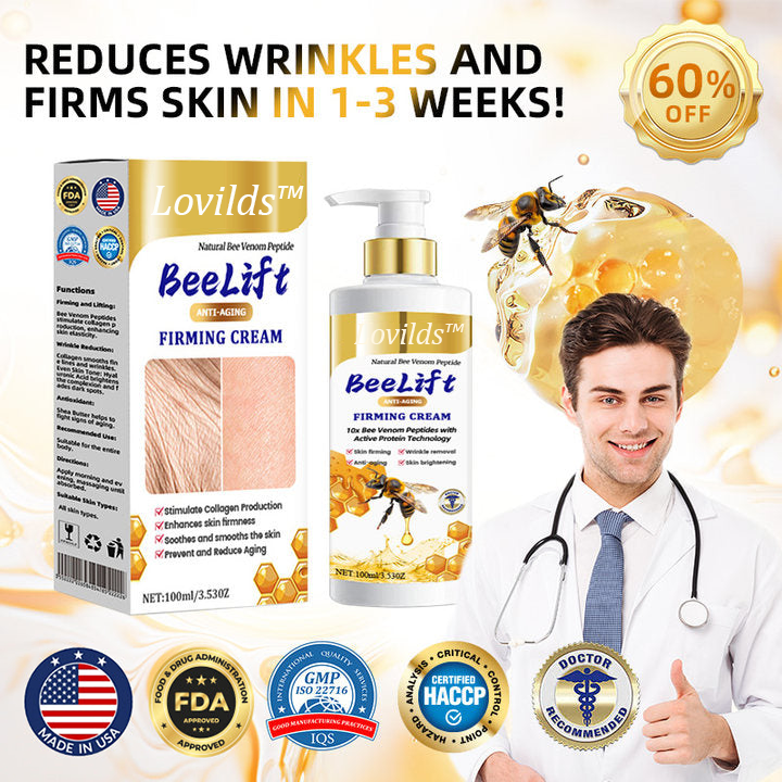 💐💞Lovilds™ BeeLift Anti-Aging Firming Cream,Address Crepe & Sagging(🔥74% Off for a Limited Time!)