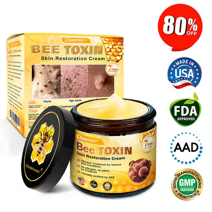 Made and Shipped from USA ✨ Cheemex® Bee Toxin Skin Restoration Cream ⏰ LAST DAY 80% OFF✨✨