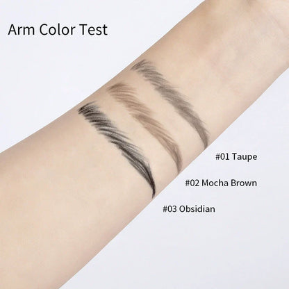 Double-ended ultra-fine non-marking eyebrow pencil